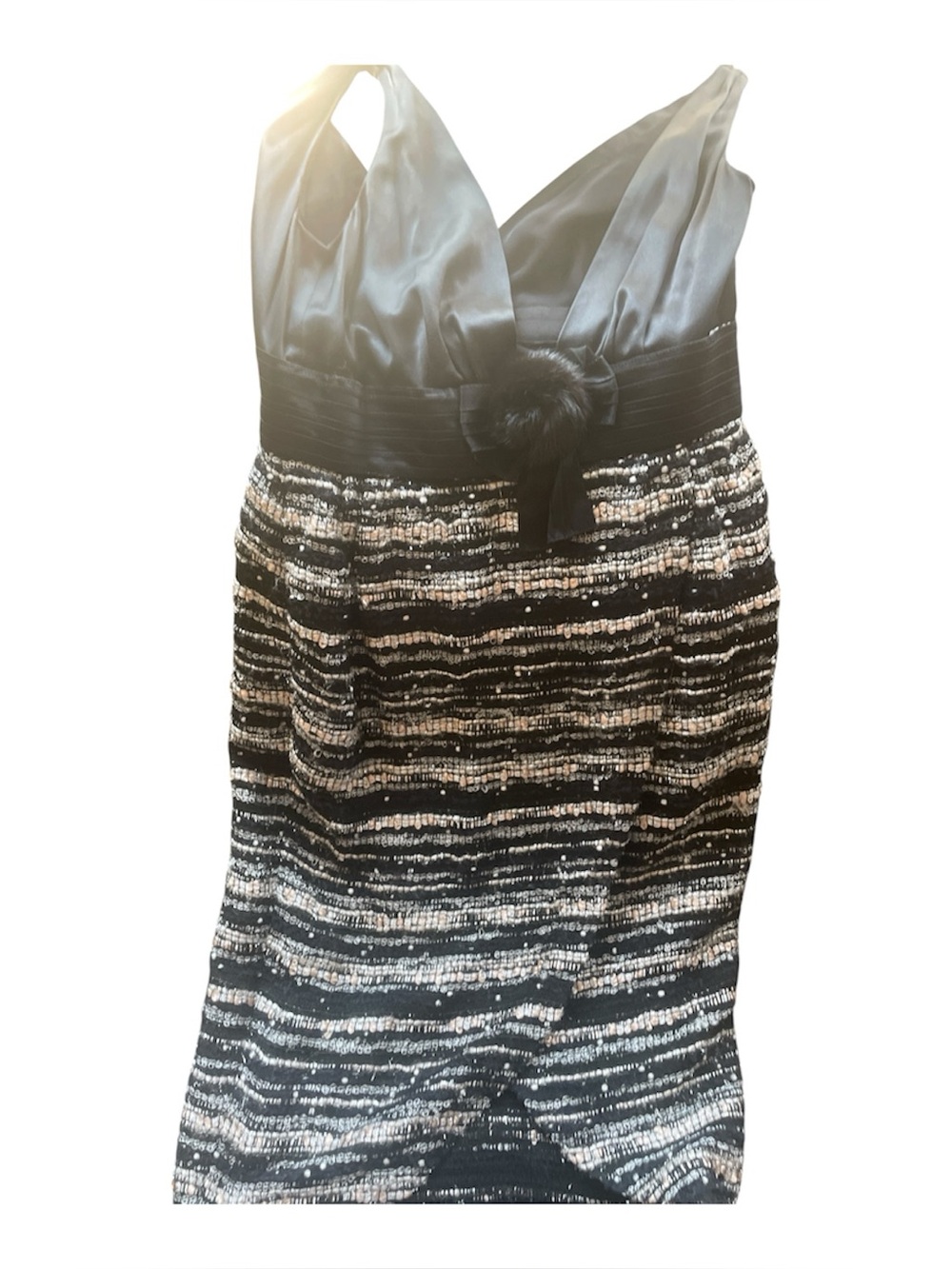 Obzee  New York Vintage Halter Cocktail Dress Size 42 |Y2K made in South Korea